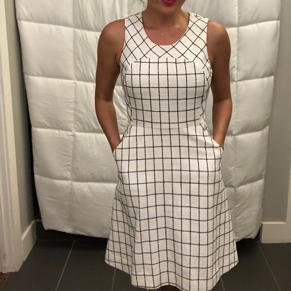 J Crew Windowpane Dress 4